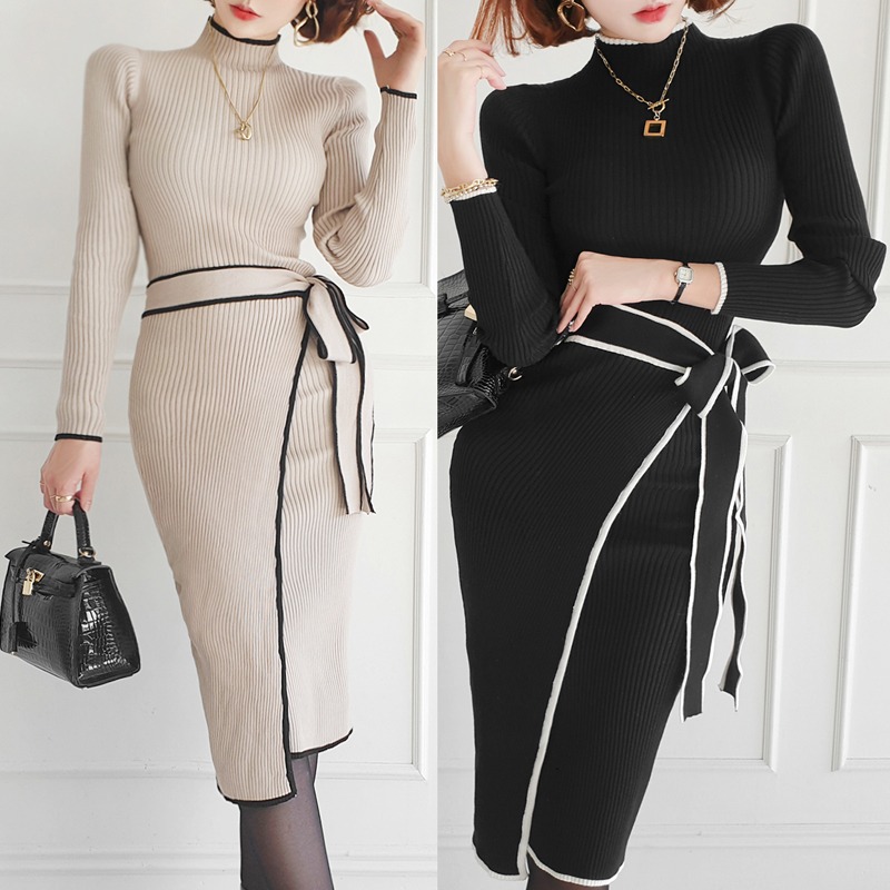 فستان سترة صوفية جديد لشتاء 20 - مراجعة Women Bags Ru وسعره