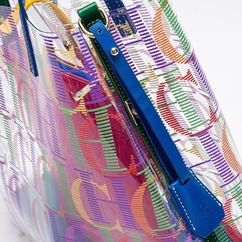 حقيبة يد نسائية شفافة من مادة  - مراجعة Women'S Bags Handbags وسعره