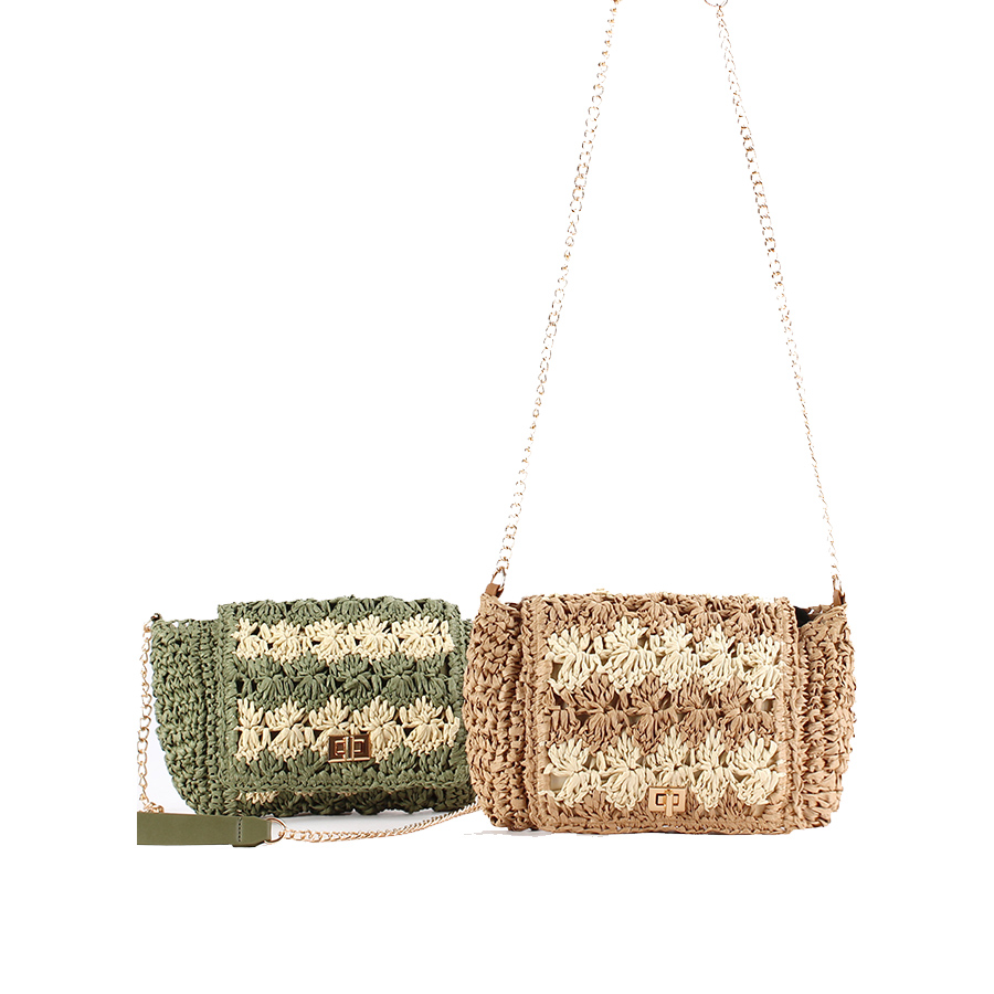 حقائب كتف نسائية من القش للصيف - مراجعة Women'S Raffia Bags وسعره