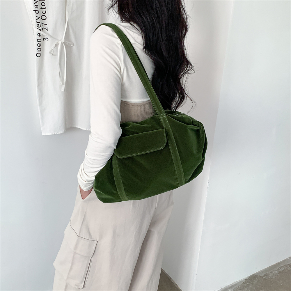 حقيبة يد نسائية من المخمل بتصم - مراجعة Women Hand Bags For Office وسعره