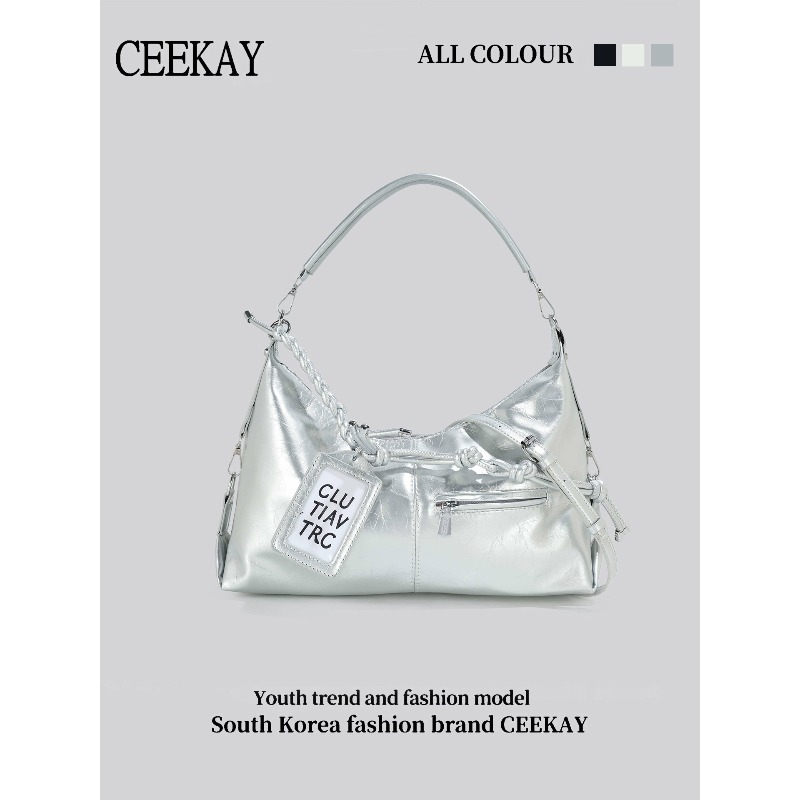 حقيبة كتف جلد لامع من CEEKAY م - مراجعة Women Bags 2026 Trends وسعره