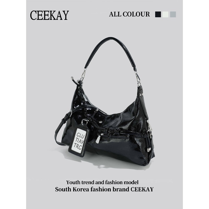 حقيبة كتف جلد لامع من CEEKAY م - مراجعة Women Bags 2026 Trends وسعره