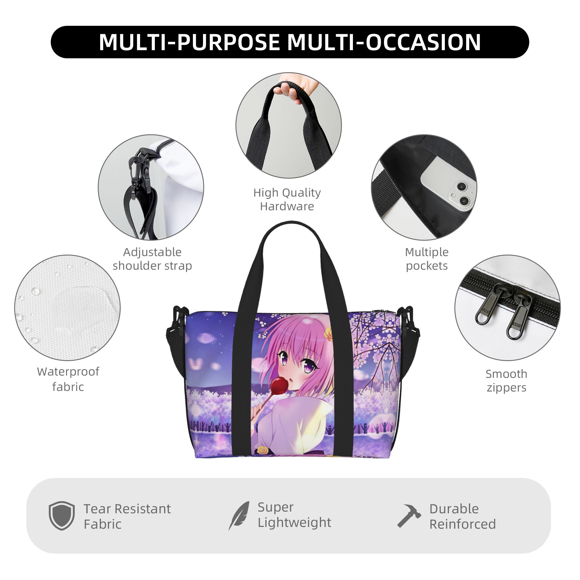 حقيبة شاطئ مخصصة من مومو بيليا - مراجعة Women Bags Ru وسعره