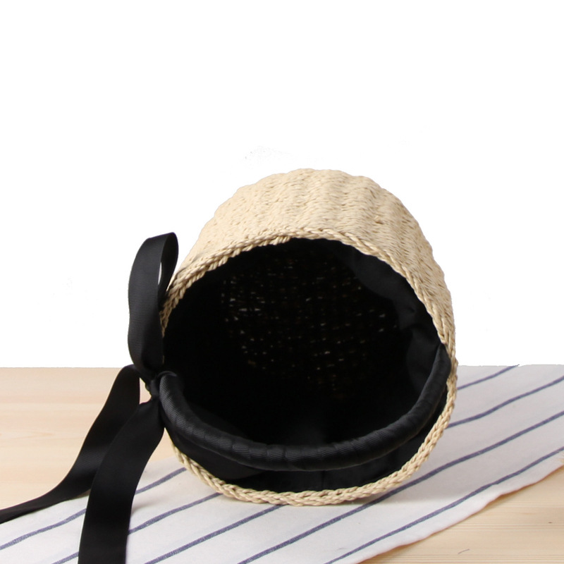 حقيبة يدوية مصنوعة من القش دلو - مراجعة Women'S Raffia Bags وسعره
