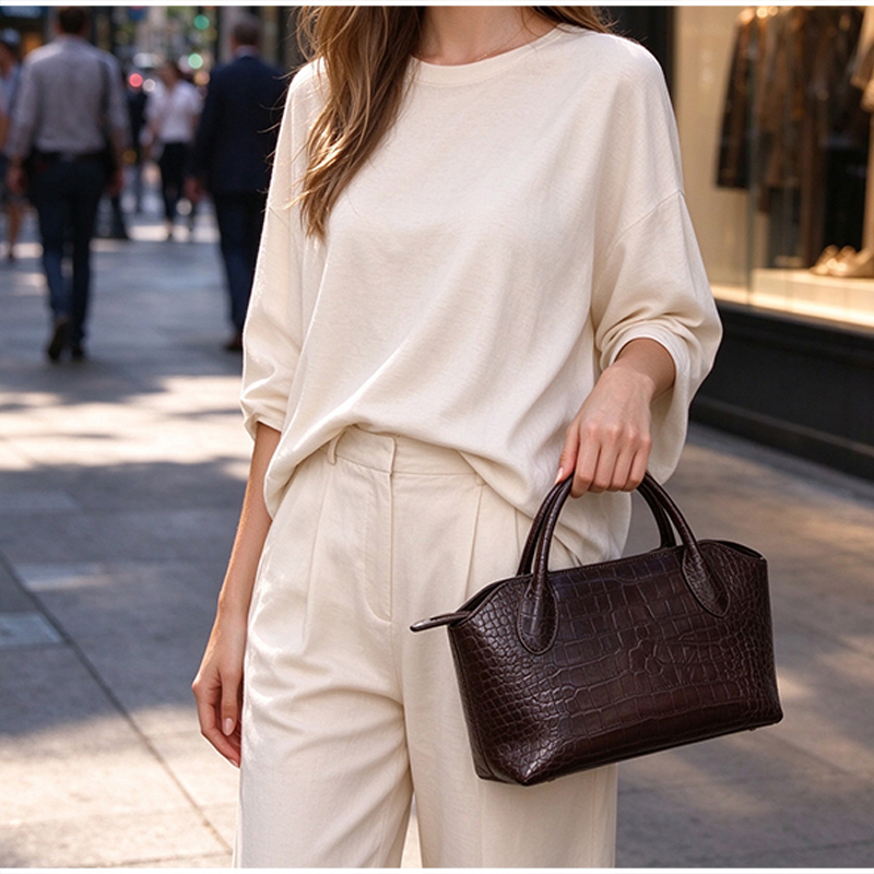 حقيبة يد فاخرة للنساء بنمط الك - مراجعة Women Hand Bags For Office وسعره